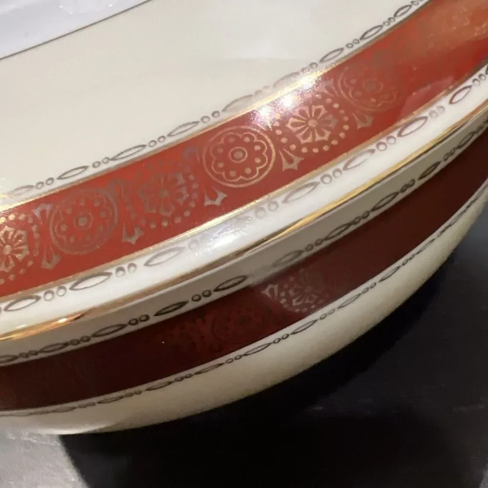 Vintage Narumi China CORONA Occupied Japan Serving Bowl w/Lid